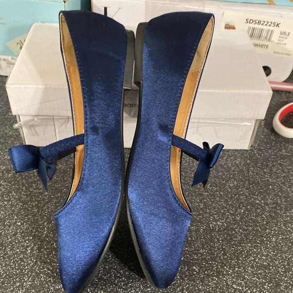 DREAM PAIRS Girls Dress Shoes Bowknot Ballet Shoes size 3 - Picture 6 of 8